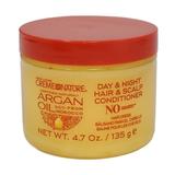 Creme Of Nature Argan Oil Day Night Hair Scalp Conditioner Hair Dress 4.76 Oz. Pack of 12