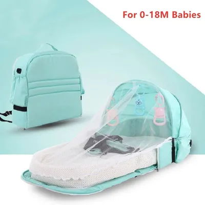 Lit Portable pour bébé berceau de voyage pliable pour nouveau-né Protection contre le soleil
