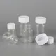 Récipient en plastique l'horloge pour médicaments flacons de réactif poudre solide transparent