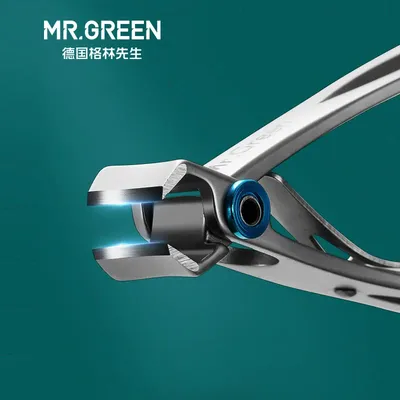 MR.GREEN coupe-ongles en acier inoxydable outils de manucure ciseaux de coupe d'ongles épais avec