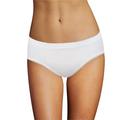 Maidenform 617914225506 Casual Comfort Seamless Hipster, White - Size 8