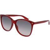 Red Oval Sunglass GG0024S-006