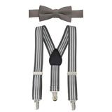 Holdâ€™Em Suspender Bow Tie Set for Kids, Baby Pre-tied Bow Tie, 1â€� Suspender