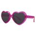 Piranha Kid's "Heart" Sparkle Pink Frame Sunglasses with Smoke Lens