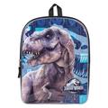 Jurassic World Boys Tyrannosaurus Rex Large 15" Backpack Blue Black