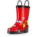 Disney Cars Kids Lightening Mcqueen Boy's Red Rubber Rain Boots - Size 9 Toddler