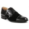 Metrocharm MC136 Men's Double Monk Strap Oxford Classic Dress Shoes