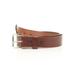 H. Miller & Sons Handcrafted Leather Dress Belt, Brown, 32