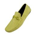 Amali Mens Smooth Dress Slip On Shoes Dysion Lime Size 8