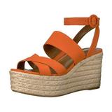 Nine West Women's Kushala Nubuck Wedge Sandal