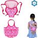 Amerteer 2 Pack Baby Doll Carrier Storage Bag Backpack Portable Bag Doll Accessories Front/Back Carrier Doll Tote Bag with Straps for 14 to 18 inch Dolls