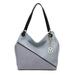 MKF Collection by Mia K. Camille Two Tone Vegan Leather Hobo Bag