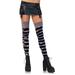 Opaq Distressed Striped Thigh High Adult Halloween Accessory, One Size, (4-14)