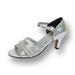 FLORAL Eryn Women's Wide Width Evening Dress Shoes for Wedding, Prom, & Dinner SILVER 9