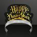 Happy New Year Paper Crown Non Light Up Tiara Pack of Six by Blinkee