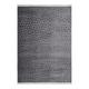 Tapis contemporaine en polyester graphite 200x280