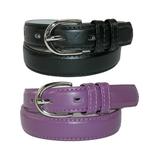 CTMÂ® Kid's Basic Leather Dress Belt (Pack of 2 Colors)