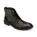 Kenneth Cole Menâ€™s Roll Boots (Black, 11.5)