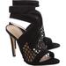 Schutz Cizzle Heel Sandals Black Open Toe HIgh Heel Pumps (5.5)