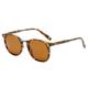 Piranha Women's "Durado" Dark Demi Frame Sunglasses with Brown Polarized Lens