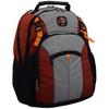 swissgear sherpa 16" padded laptop backpack/school travel bag - red/orange