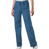 Cherokee Workwear Originals Women Scrubs Pant, Drawstring Cargo, 4100S, S Short, Caribbean Blue