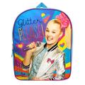 Girls JoJo Siwa 15" Backpack Glitter Please! Rainbow Hearts Pink Bow