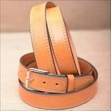 Hilason Hand Made Heavy Duty Buffalo Hide Leather Stitched Belt