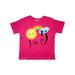 Inktastic I'm 5- Fifth Birthday Sun Rainbow Toddler Short Sleeve T-Shirt Unisex