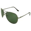 Pilot Fashion Aviator Sunglasses Black Frame Black Lenses