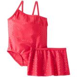 Infant or Toddler Girls Sparkle Jane One Piece Swimsuit With Fringe