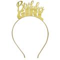 Birthday Girl Gold Headband - Birthday Party Supplies, Birthday Ideas, Birthday Party, Birthday Tiara, Birthday Girl, Finally 21