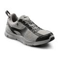 Dr. Comfort Chris Men's Athletic Shoe: 10.5 Medium (B/D) Grey Elastic Lace