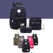 3-Piece Cotton Canvas Galaxy Print Backpack Set, Mult. Colors