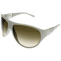 Police Sunglasses Unisex Ivory Oval S1672 0Z09 Size: Lens/ Bridge/ Temple: 95-13-120