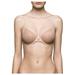 Calvin Klein Women's Sheer Marquisette Unlined Demi Bra, Bare, 36D