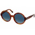 Tom Ford TF369 56W Juliet - Havana/Blue Gradient by Tom Ford for Women - 55-20-140 mm Sunglasses