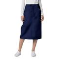 Adar Universal Scrub Skirts For Women - Mid-Calf Drawstring Scrub Skirt