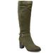 Womens Comfort Side Strap Riding Boot