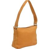 Le Donne Leather Top Zip Hobo TR-171
