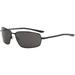 Nike Pivot Eight EV1090 EV/1090 001 Black Rectangle Polarized Sunglasses 63mm
