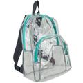 Eastsport Clear Backpack, Fully Transparent with Padded Straps