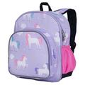 Wildkin Unicorn Purple 12 Inch Insulated Front Pocket Kids Backpack
