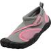 Norty Kids Water Shoes Slip-On Beach Boys & Girls Aqua Sock for Children 40954-3MUSLittleKid Grey/Pink