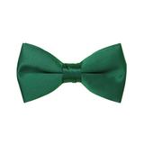 Emerald Green Satin Pre-tied Bow tie