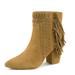 Rebecca Minkoff Women's Illan Suede Fringed Ankle Boots