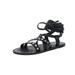 Charles by Charles David Womens Steeler Faux Leather Studded Gladiator Sandals