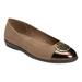 Aerosoles A2 Women's Trend Book Ballet Flat, Taupe