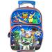 Disney Pixar Toy Story 4 16" Canvas Green & Blue School Rolling/Roller Backpack
