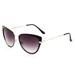 Newbee Fashion -High Fashion Optical Quality Cat Eye Style Sunglasses for Female with Fold Sunglasses Case